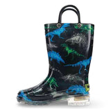 Dinosaur Light-Up Rainboots