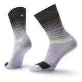 Stitch Stripe Crew Purple Black