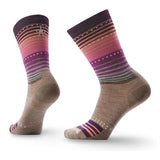 Stitch Stripe Crew Fossil Purple