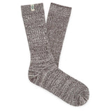 Rib Knit Slouchy Crew Sock