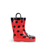 Ladybug Rainboots
