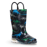 Dinosaur Light-Up Rainboots
