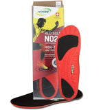 Noene Red Insole No2+ Sz 10-15