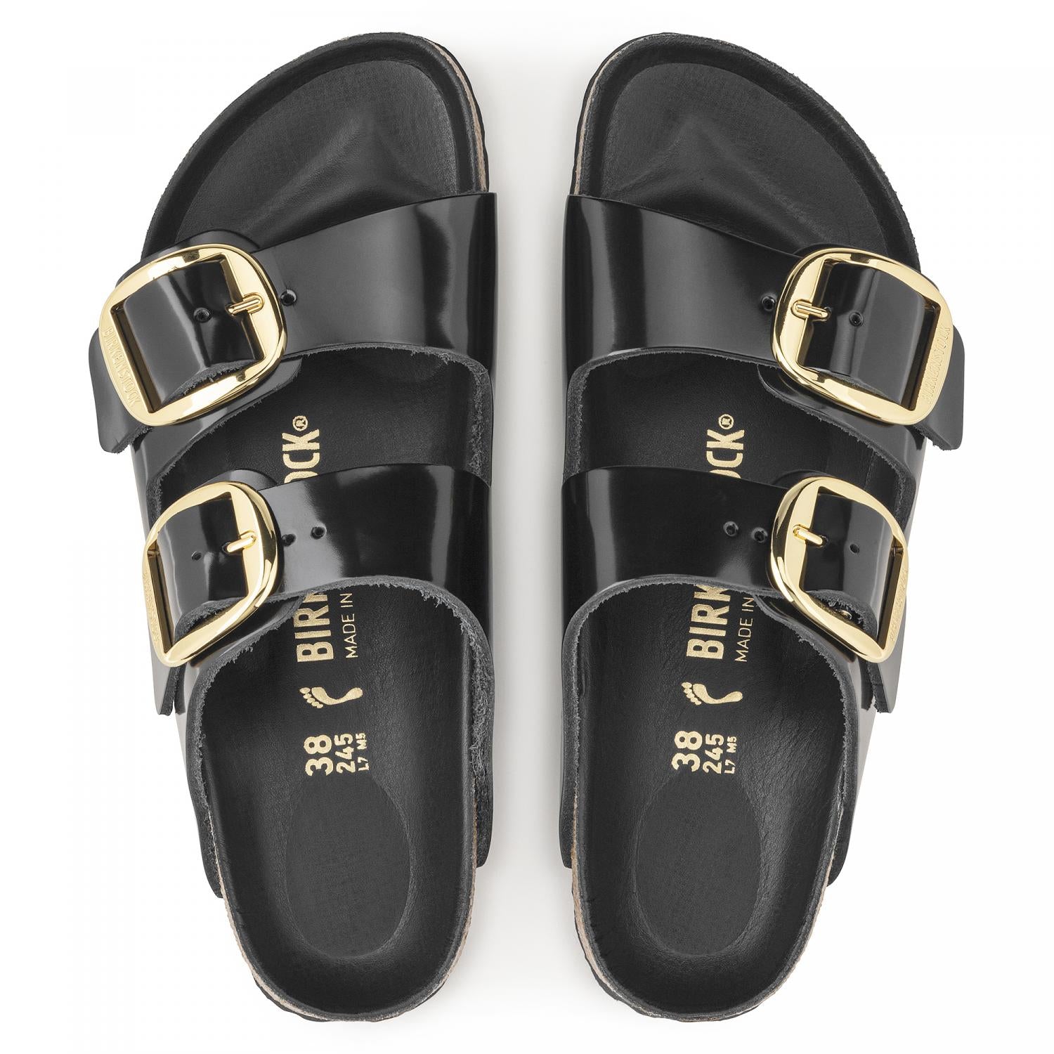 Birkenstock arizona 38 black hot sale