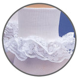 Dressy Lace Turn Cuff Socks 1 Pair