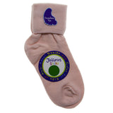 School Uniform Smooth Toe Turn Cuff Socks