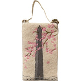 Cherry Blossom Beaded Crossbody