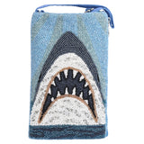 Shark Bite Beaded Crossbody