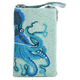Ocean Octopus Beaded Crossbody