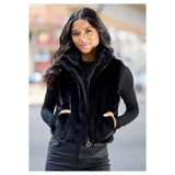 Le Mink Zip Vest