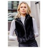 Le Mink Zip Vest