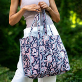 Quilted Tote Midnight