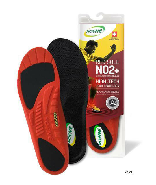 Noene Red Insole No2+: Unisex.