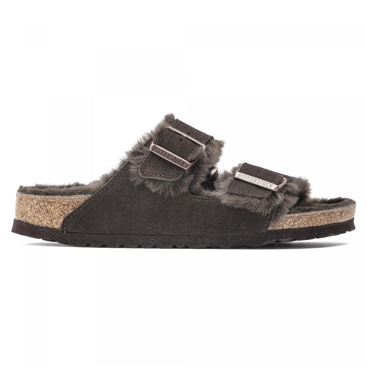 Ladies Birkenstock Arizona Fur Shearling Grey Winter Sandals - 1017403 –  Blair's Western Wear & Boutique